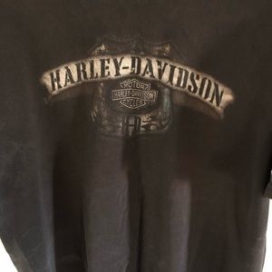 Mens Harley Davidson Black Widow Port Charlotte Florida T-shirt Sz large